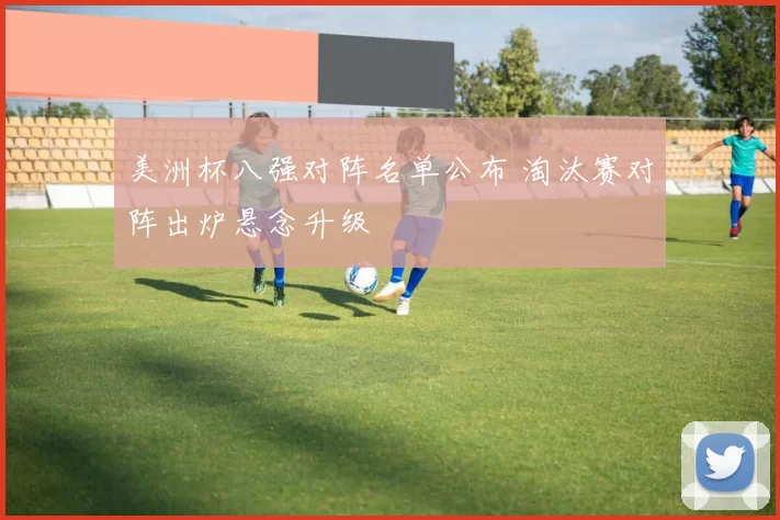 美洲杯八强对阵名单公布 淘汰赛对阵出炉悬念升级