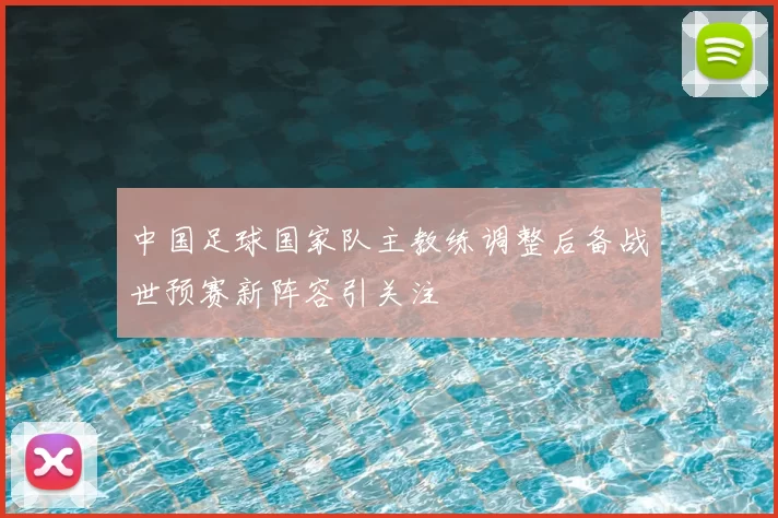 中国足球国家队主教练调整后备战世预赛新阵容引关注
